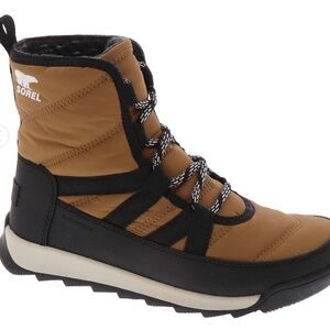 Sorel Whitney II Short Lace Boot Tan and Black Size 9